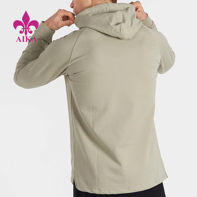 Factory wholesale Sports Fitness Pants -
Customized Logo Design Pullover Sweater Compression Gym Wear Blank Cotton Hoodies For Men – AIKA detail pictures