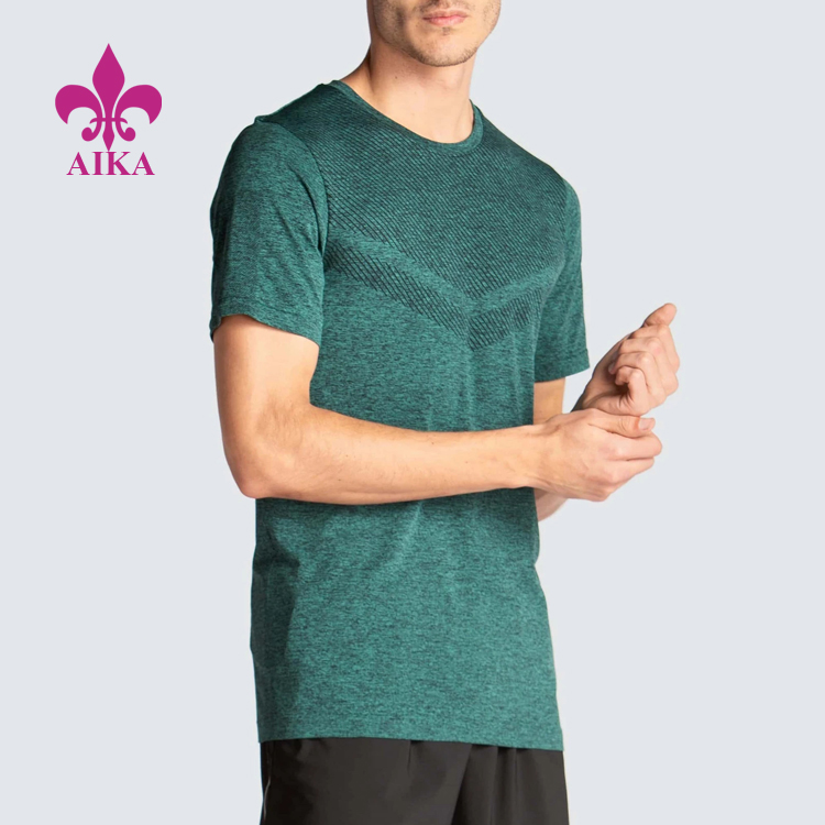 Super Lowest Price Joggers For Man -
Latest Custom Quality Wholesale Design Men’s Active Training Wear Breathable Seamless T-shirts – AIKA detail pictures