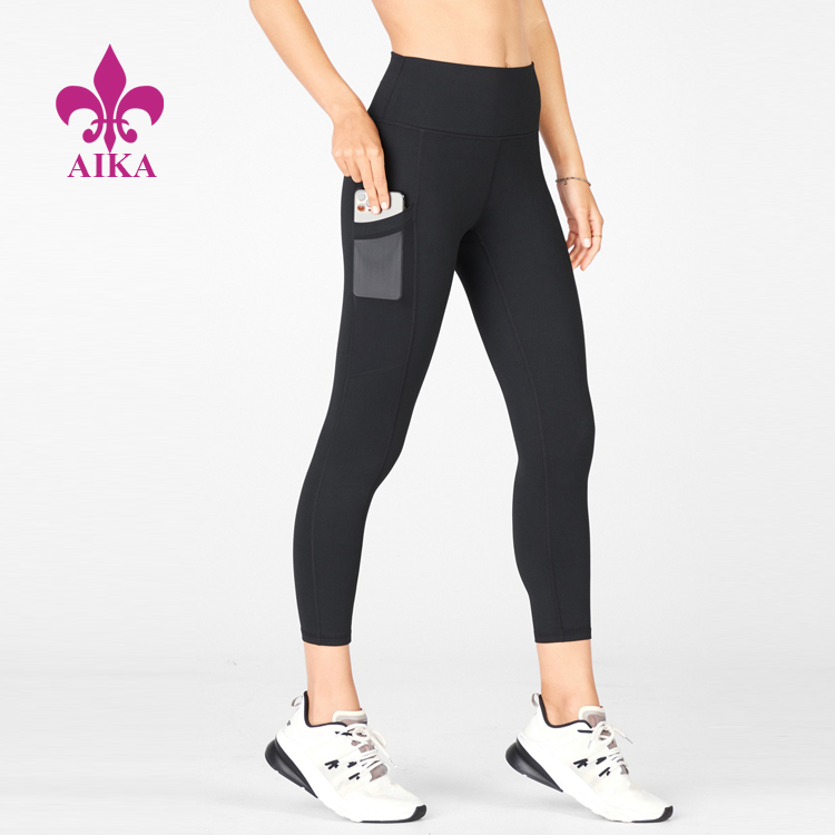China Manufacture Logo Printing Yoga Pants Stretchy Customize Gym Leggings For Women