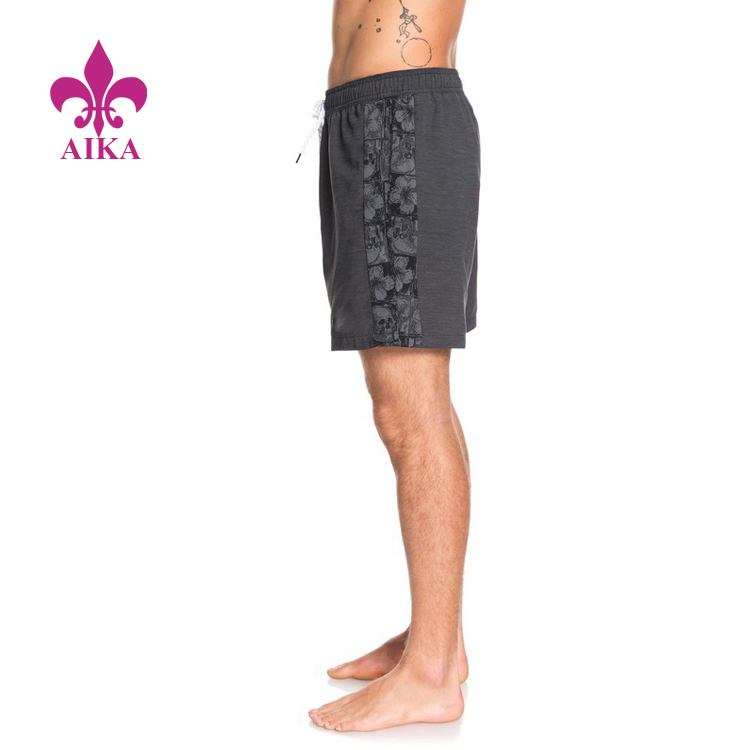 Manufacturer for Tennis Shorts Women -
High Quality Custom Design Skulls Printed Side Patchwork Sports Street Men Shorts – AIKA detail pictures
