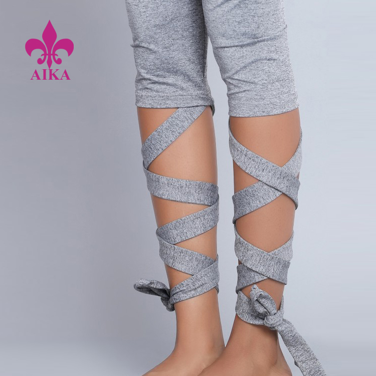 Excellent quality Seamless Yoga Wear -
China manufacturer good quality stylish and elegant tights all tied up yoga activewear leggings for women – AIKA detail pictures