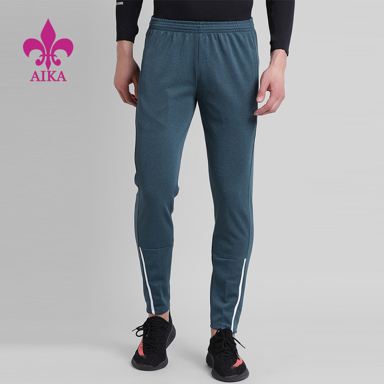 Custom Wholesale  OEM Cotton Polyester Casual  Elastic Waistband Fitness Jogger Pants