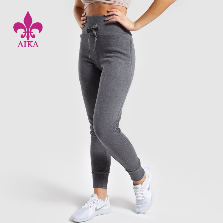 OEM/ODM Supplier China Sportswear Supplier -
Wholesale Custom cotton spandex high waisted drawstring slim fit cargo pants women – AIKA detail pictures