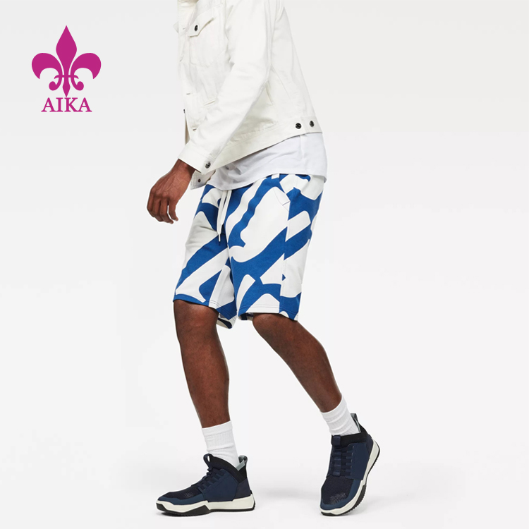 Wholesale OEM New High Quality Digital Printed Quick Dry Polyester Spandex Fitness Sport Men Shorts