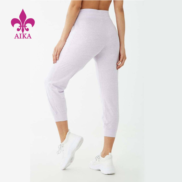Factory wholesale Sports Clothes Supplier -
Custom cotton polyester sports gym active wear women joggers – AIKA detail pictures