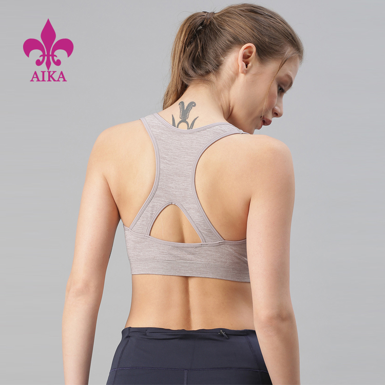Well-designed Tracksuits Supplier -
Wholesale Custom Colors Blank Super Soft Breathable Private Labels Plain Sport Yoga Bra – AIKA detail pictures