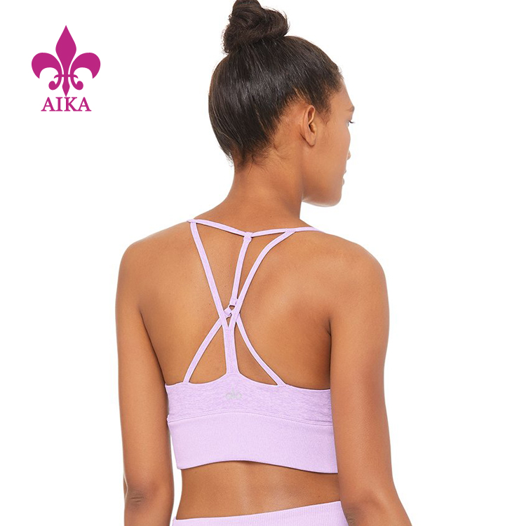 New apparel custom logo high quality fitness ladies running gym yoga bra