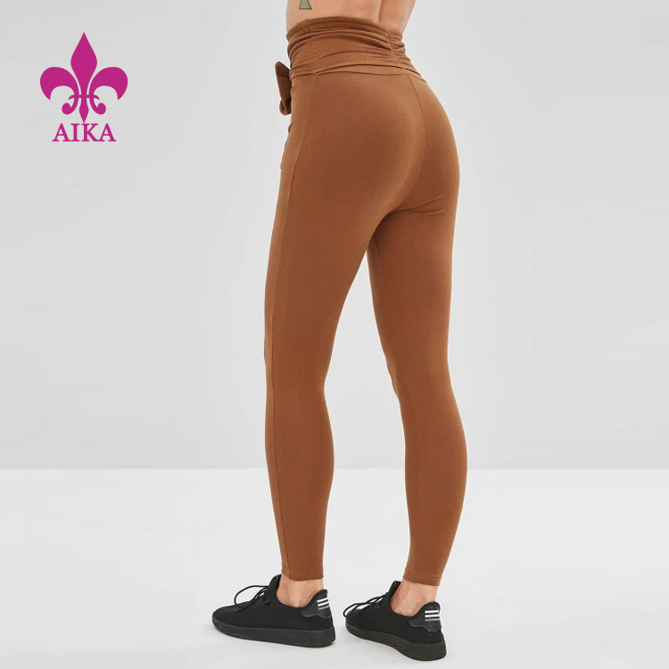 Best-Selling Track Suits -
OEM Hight Quality High Waist Push Up Unique Butterfly Girdle Fitness Yoga Pants – AIKA detail pictures
