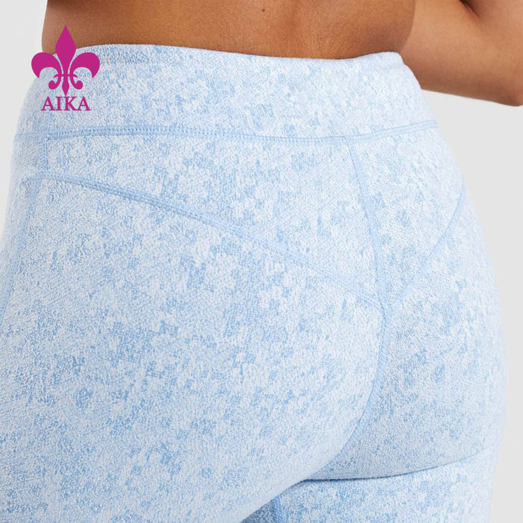 OEM Factory for Sports Wear Manufacturer -
2019 Wholesale Custom high waist workout sport leggings ladies fitness yoga pants without front rise – AIKA detail pictures