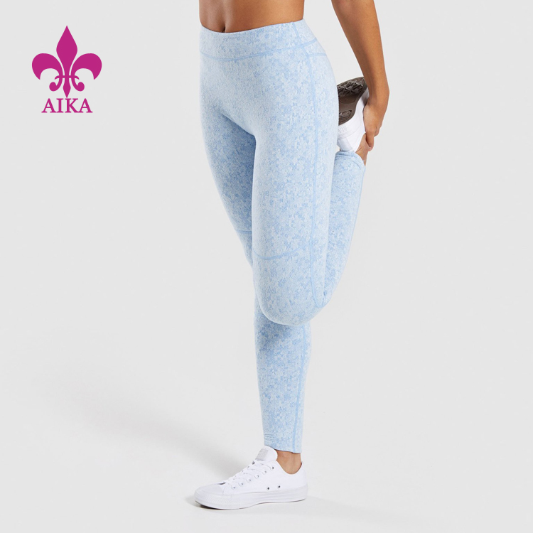 OEM Factory for Sports Wear Manufacturer -
2019 Wholesale Custom high waist workout sport leggings ladies fitness yoga pants without front rise – AIKA detail pictures