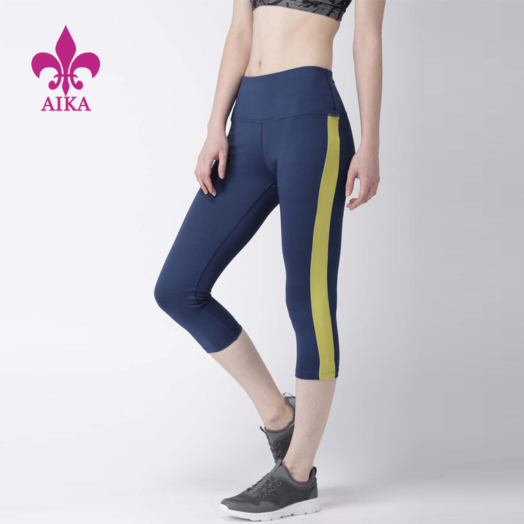 Top Suppliers Sports Clothes Manufacuturer -
2019 Custom Yoga Pant Legging Princess Design Mid Calf Length Breathable Mesh Elastic Basic Yoga Pants – AIKA detail pictures