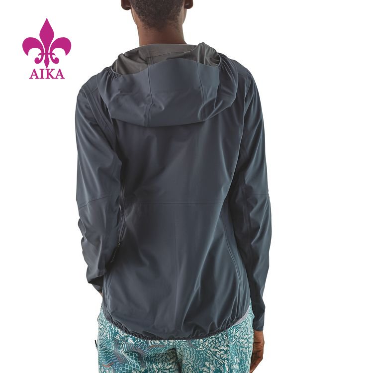 2021 Windbreaker Jacket For Men – Whole Custom Outdoor Waterproof Anti UV Windbreaker Hoodie Jackets For Men – AIKA detail pictures