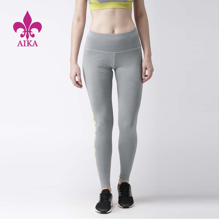 Online Exporter Custom Gym Wear -
 2019 Custom Sports Apparel High Waist Mature tights Women Legging Yoga Pants – AIKA