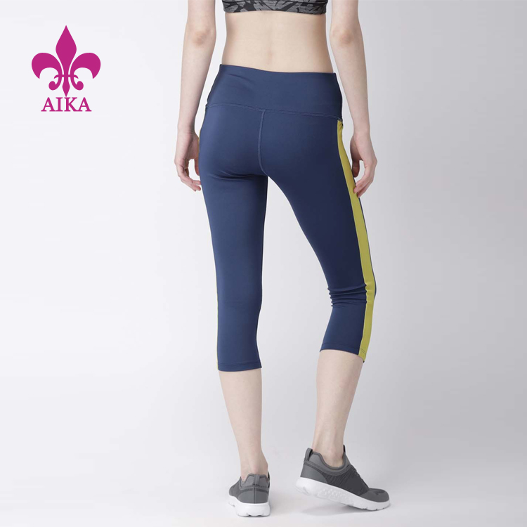 Top Suppliers Sports Clothes Manufacuturer -
2019 Custom Yoga Pant Legging Princess Design Mid Calf Length Breathable Mesh Elastic Basic Yoga Pants – AIKA detail pictures