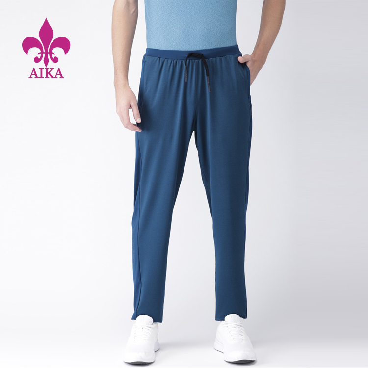 Custom Wholesale  cotton Polyester Casual Drawstring Contrast Fitness Men Jogger Pants
