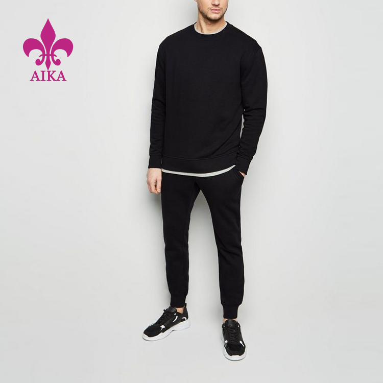 Factory Outlets T Shirts Supplier -
 Wholesale Custom Long Sleeve Tshirt Jogger Pant Spring Autumn Latest Design Tracksuit – AIKA