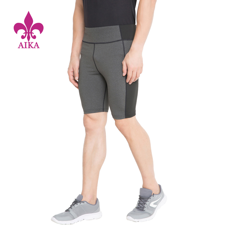 OEM Factory for Fashion Skinny Pants -
OEM New Arrival Custom Sports Legging Quick Dry Breathable Compression Athletic Tights Men's Shorts – AIKA detail pictures