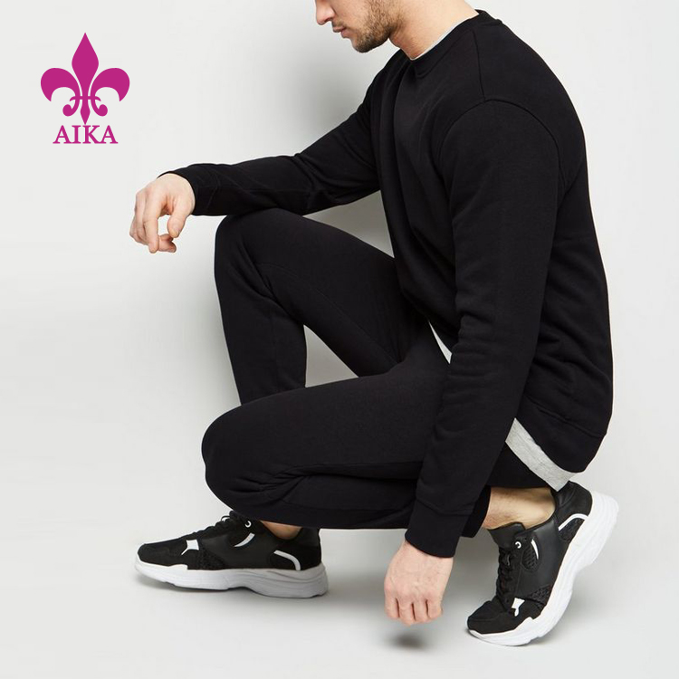 Factory Outlets T Shirts Supplier -
Wholesale Custom Long Sleeve Tshirt Jogger Pant Spring Autumn Latest Design Tracksuit – AIKA detail pictures