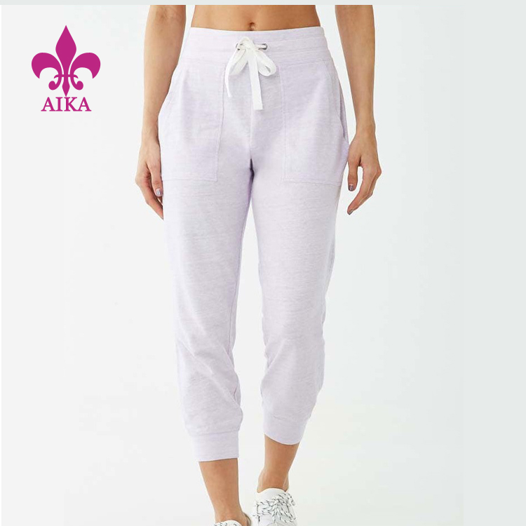 Factory wholesale Sports Clothes Supplier -
 Custom cotton polyester sports gym active wear women joggers – AIKA