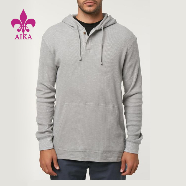 Custom New Apparel High Quality Mens  Custom Plain Sweat Cotton Blank Hoodie