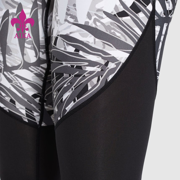 Factory Cheap Gym Tank Tops -
High Spandex Customized sublimation printed sexy women compression yoga pants leggings – AIKA detail pictures