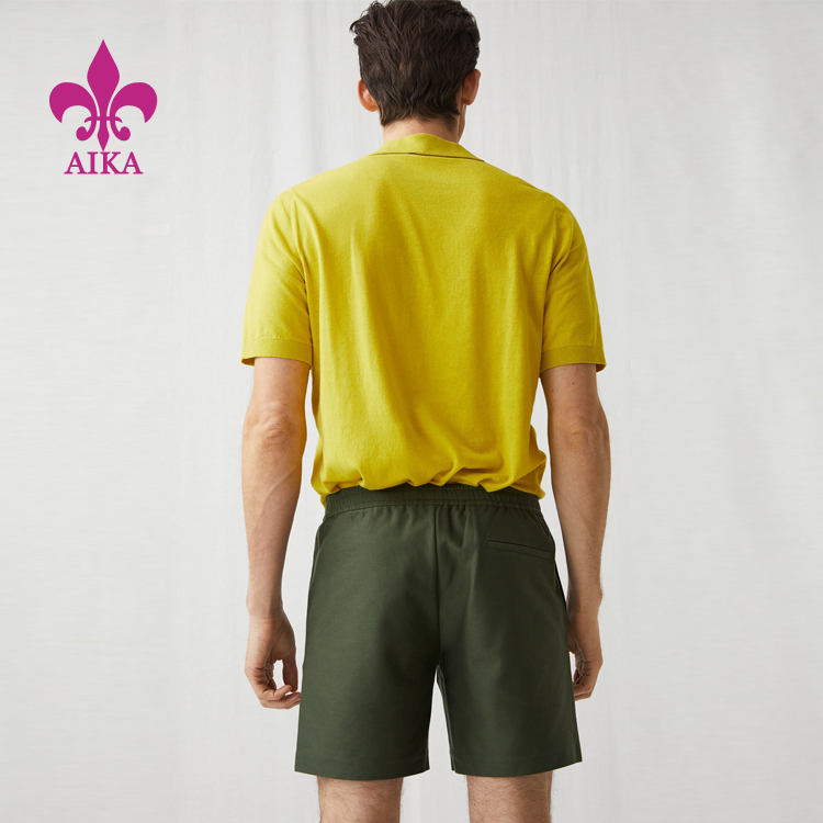Well-designed Running Jogger -
China manufacturer custom logo pockets sport gym training shorts for men – AIKA detail pictures