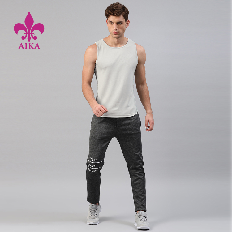 2019 High quality Men Shorts -
Custom Breathable Cotton Fitness Mens Sports Gym Wholesale Blank Tank Top In Bulk – AIKA detail pictures