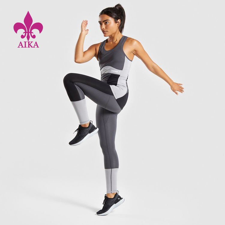 OEM manufacturer Yoga Clothes Manufacuturer -
High quality Wholesale gym clothing Customized quick Dry workout Color block women yoga leggings – AIKA detail pictures