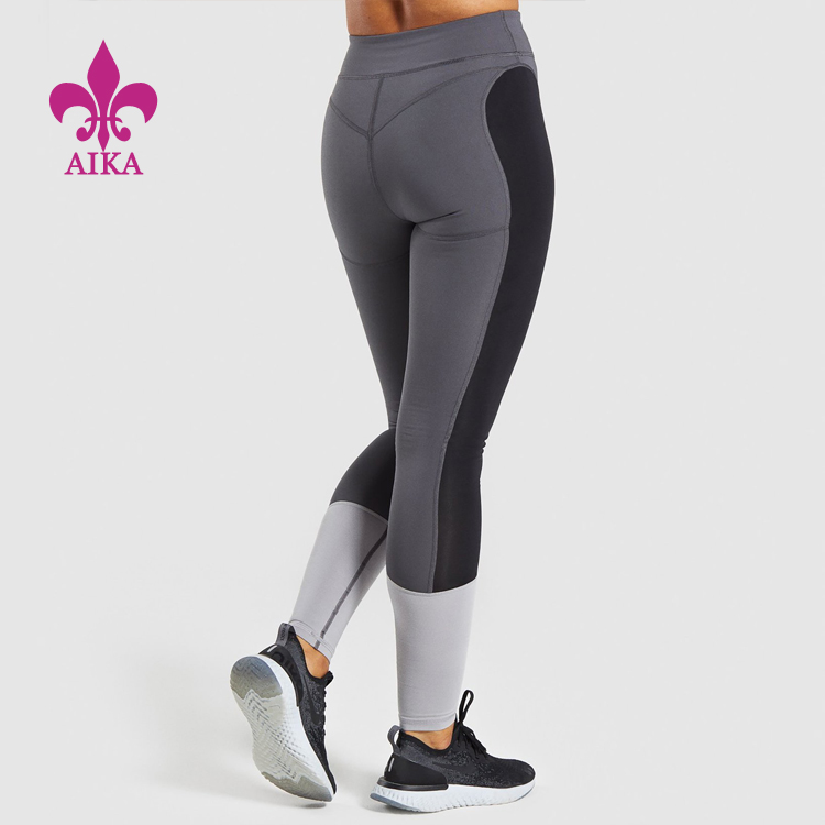 OEM manufacturer Yoga Clothes Manufacuturer -
High quality Wholesale gym clothing Customized quick Dry workout Color block women yoga leggings – AIKA detail pictures