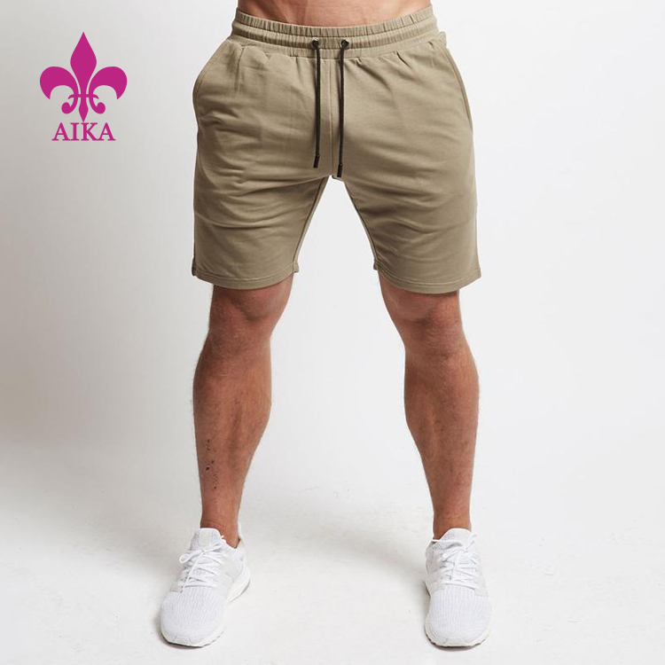 Low MOQ for Legging Pants -
China manufacturer custom logo quick dry causal workout gym shorts for men – AIKA detail pictures