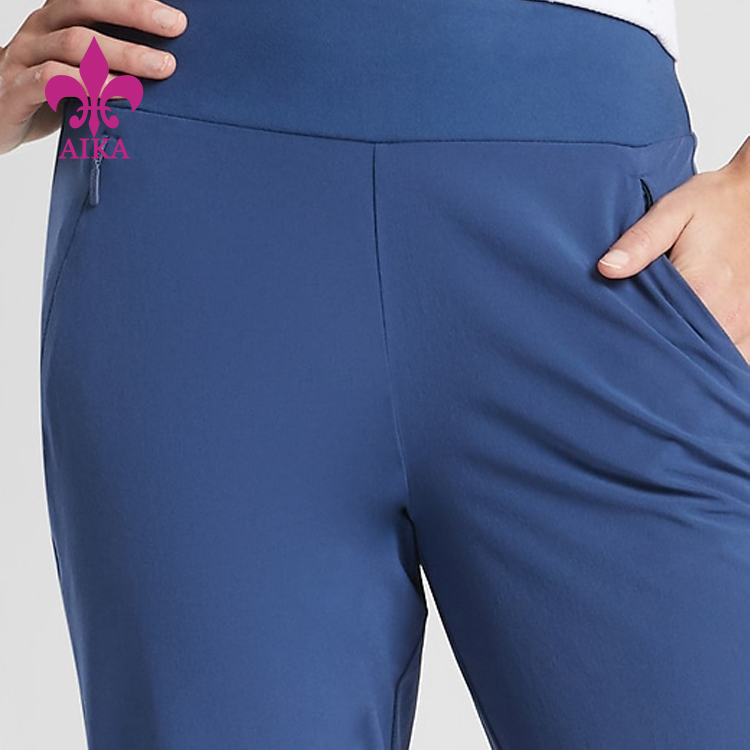 Wholesale Price China Women Wear -
Hight Quality Custom OEM Graceful Sports Elastin Pocket Zipper Women Jogger Pant – AIKA detail pictures