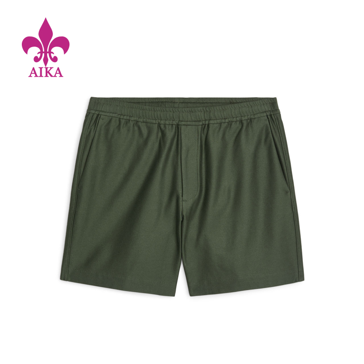 Well-designed Running Jogger -
China manufacturer custom logo pockets sport gym training shorts for men – AIKA detail pictures