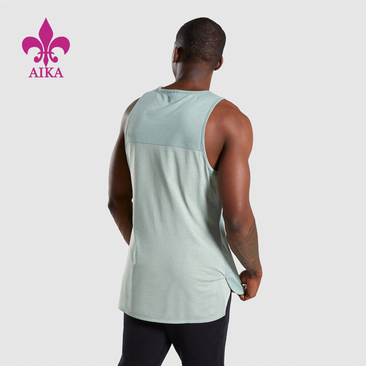 China Supplier Capri Pants -
Custom wholesale hot sale logo print embroidery low moq gym sports men tank tops – AIKA detail pictures