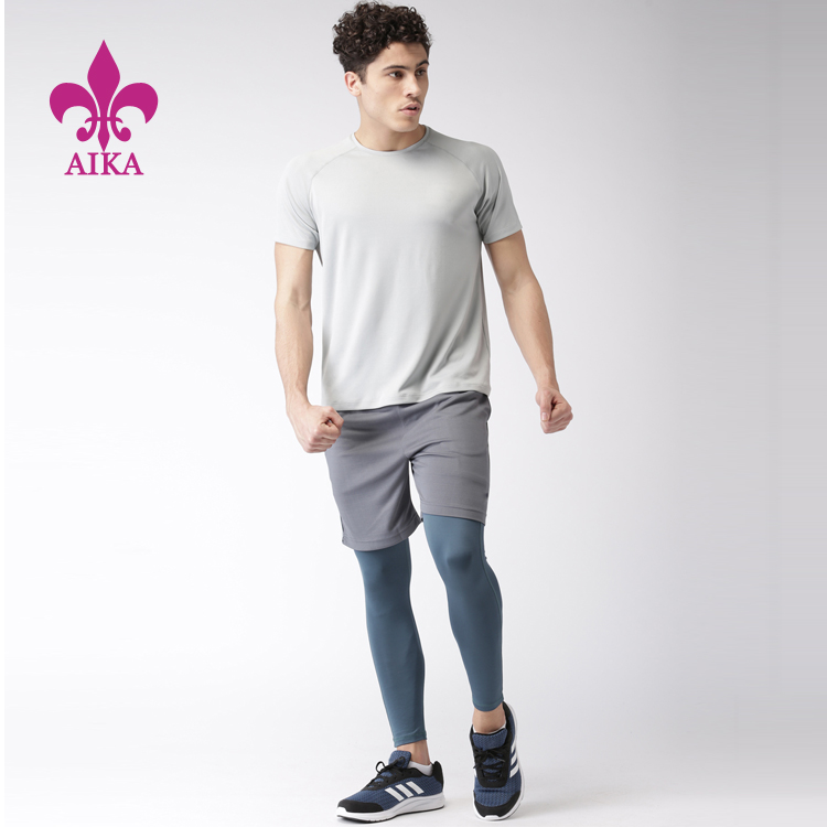 Top Quality Bra Wears -
Custom Logo Wholesale Blank Cotton Mens Gym Sport Running Underwear Leggings – AIKA detail pictures