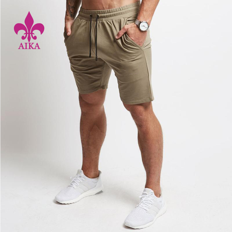 Low MOQ for Legging Pants -
China manufacturer custom logo quick dry causal workout gym shorts for men – AIKA detail pictures