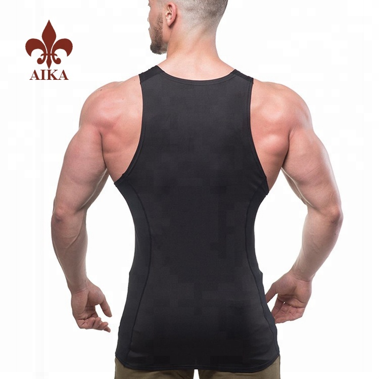 Factory For Woman Yoga Pant Legging -
High quality Custom nylon spandex Moisture wicking mens skinny fitness gym sports wear – AIKA detail pictures