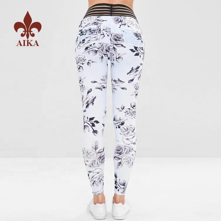 OEM manufacturer Yoga Clothes Manufacuturer -
2019 wholesale high waisted digital printing polyester spandex girls fitness skinny workout yoga pants – AIKA detail pictures