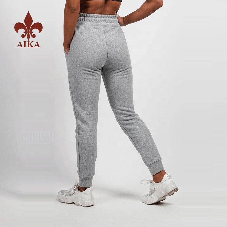 Good Wholesale Vendors Sports Apparel -
Wholesale Custom High quality blank loose fitted elastic cargo joggers pants women – AIKA detail pictures