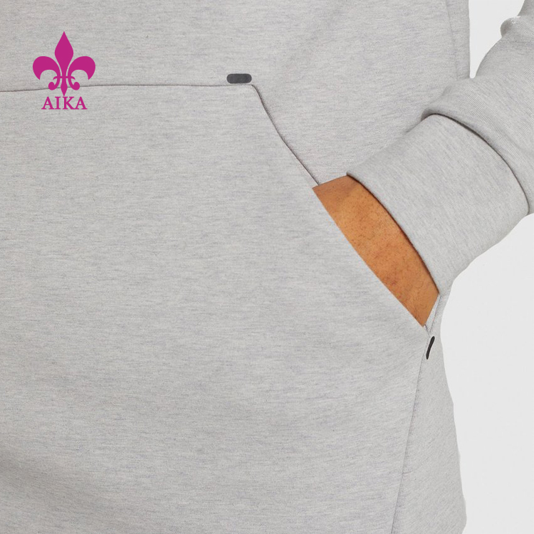 factory low price Sublimation Yoga Pants -
Hot Sale High quality half zipper designed soft Anti-pilling cotton fabric plus size men’s pullover hoodies – AIKA detail pictures
