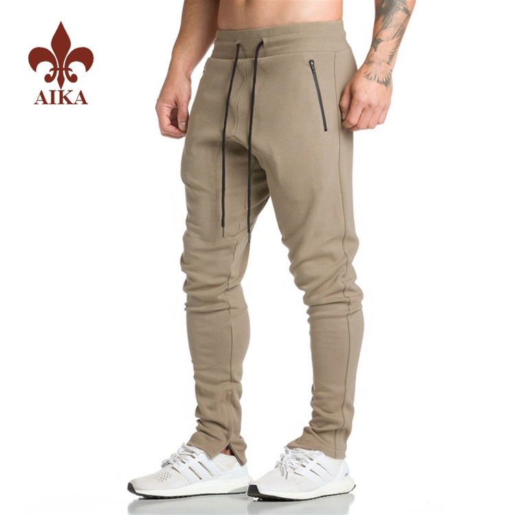 Wholesale High quality mens Cotton sports Bottoms custom men bodybuilding gym track pants