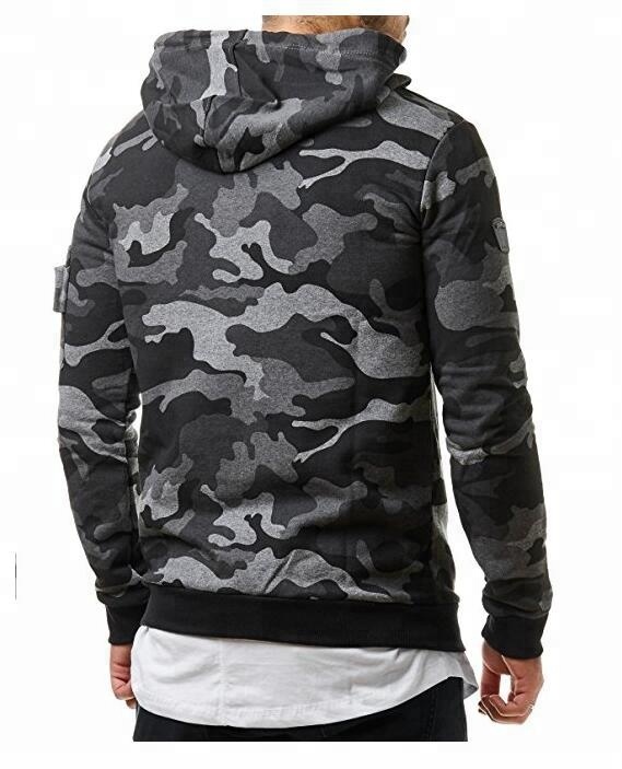 High Quality Ladies Sport Wear -
High quality Custom Army Camo Design printed gym sports tracksuits for men – AIKA detail pictures