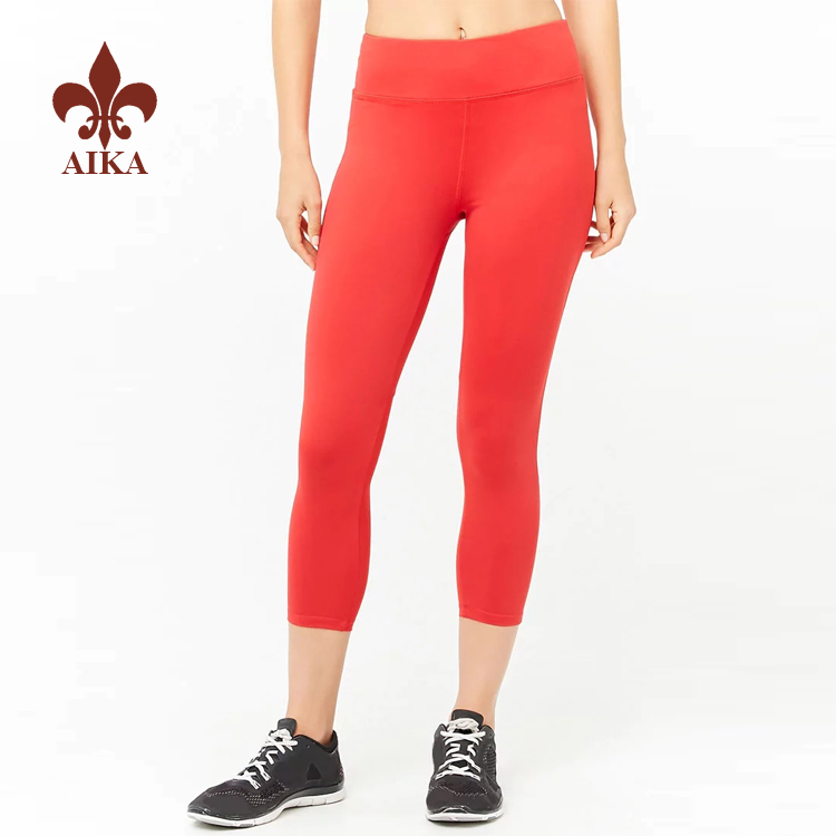 Factory Supply Leggings For Women -
NEW DESIGN Custom sports wear polyester spandex sexy women yoga capris leggings – AIKA detail pictures