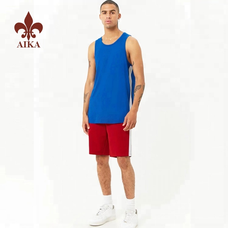 Renewable Design for Fashion Apparel Clothing -
High quality Custom simple sleeveless Design mens plain Gym clothes – AIKA detail pictures