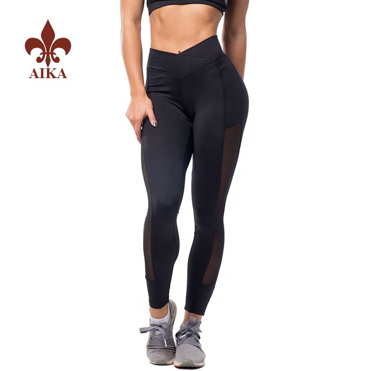 High reputation Women Sport Wear -
 Wholesale Women Compression Yoga pants customized fitness running tights woman leggings – AIKA
