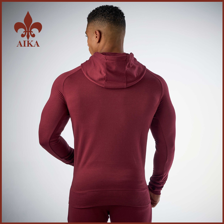 Newly Arrival Long Pants -
High quality cheap blank hoodies tracksuits custom slim fit sports style mens jumpers – AIKA detail pictures