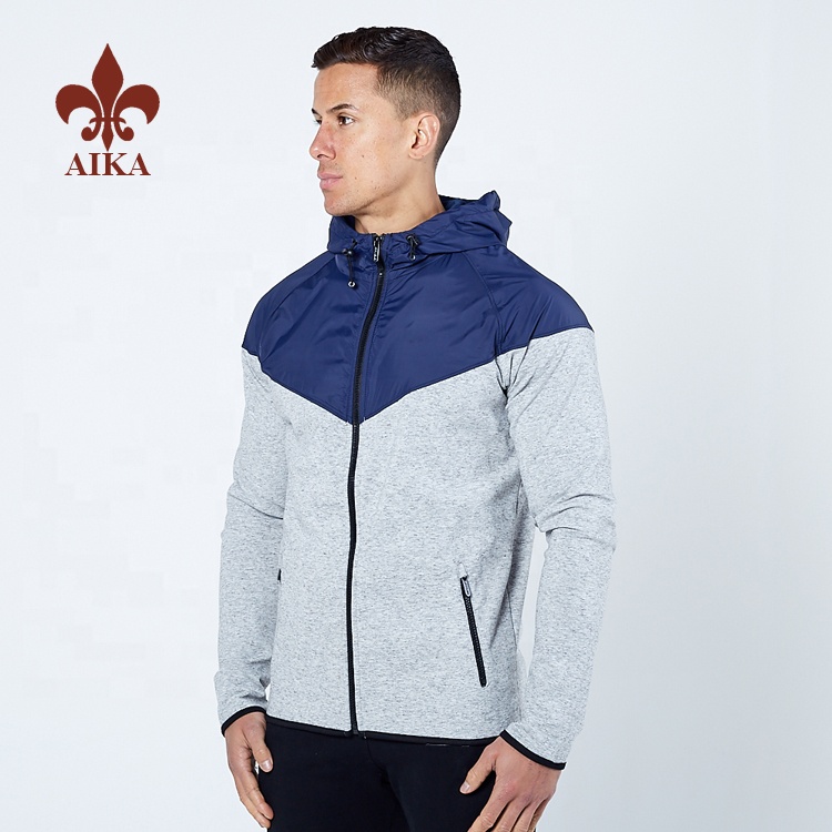 2019 China New Design Men Casual Sweatpants -
High quality custom 100% cotton polyester loose fit mens sports running hoodies – AIKA detail pictures