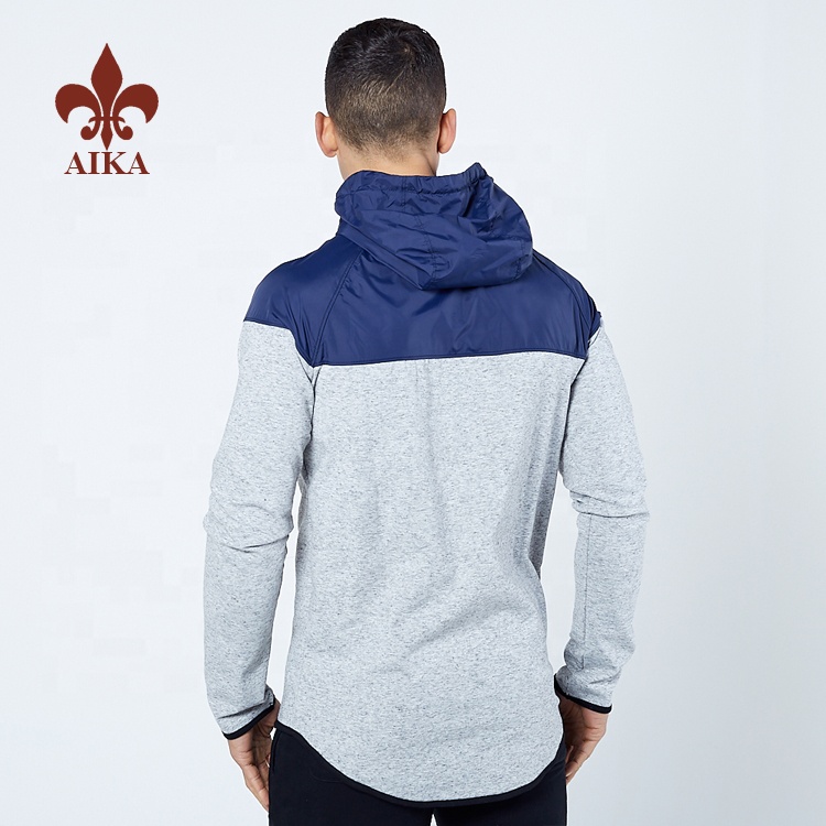 2019 China New Design Men Casual Sweatpants -
High quality custom 100% cotton polyester loose fit mens sports running hoodies – AIKA detail pictures