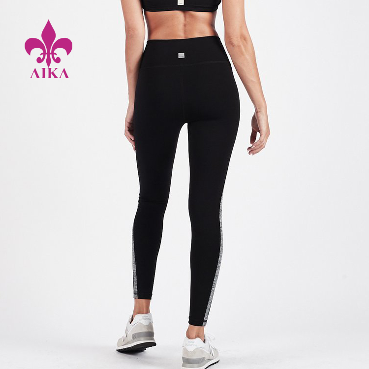 Good User Reputation for Down Vest -
First quality racer high rise women leggings soft and casual fitness gym yoga wear – AIKA detail pictures