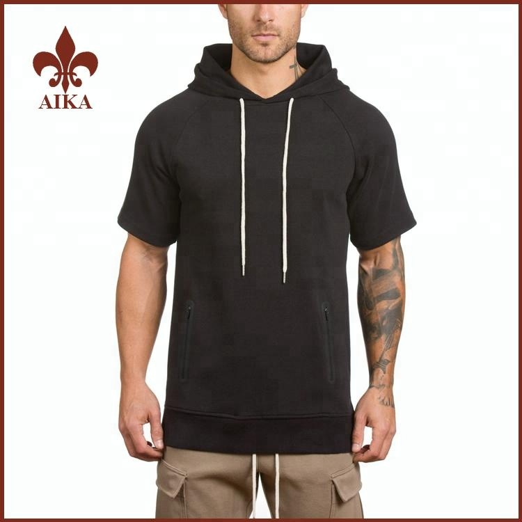 Factory Price For Sport Suit Sportswear -
High quality crane sportswear custom short sleeve black workout blank mens hoodies sweatshirts – AIKA detail pictures