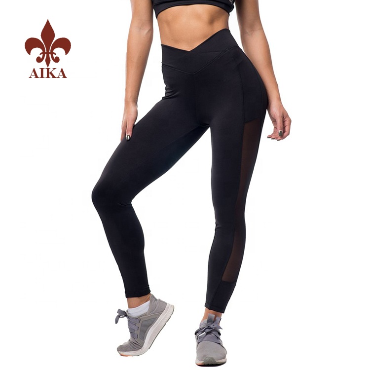 High reputation Women Sport Wear -
Wholesale Women Compression Yoga pants customized fitness running tights woman leggings – AIKA detail pictures